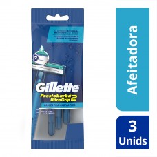 Gillette Prestobarba UltraGrip 2 Sensitive - Pack x 3  U.