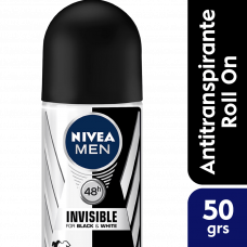 Nivea Men Antitranspirante RollOn Invisible B&W Power x 50 ML