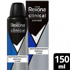 Rexona Men Antitranspirante Aerosol Clinical Clean x 150 Ml