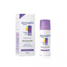 Dermaglos Protector Solar con FPS 50 Facial Sin Color x50gr