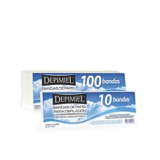 Depimiel Bandas de papel para depilacion x 100