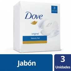 Dove Jabón Original Pack x3